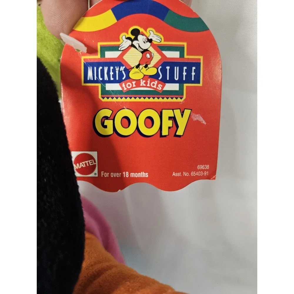 Disney Goofy Plush Mickey's Stuff for Kids Mattel Vintage 16 Inch 69638 NWT